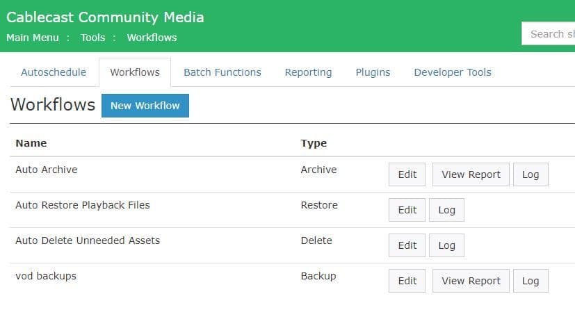 Workflows