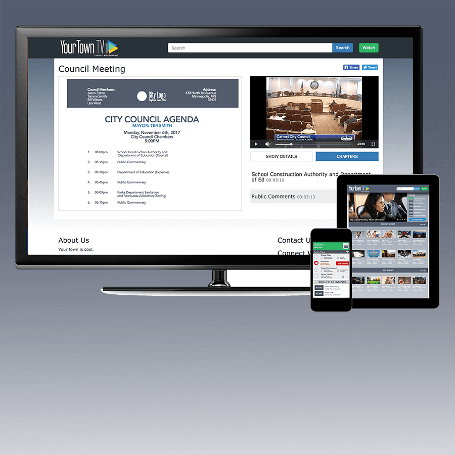 Illustration of Cablecast 6.4 Release