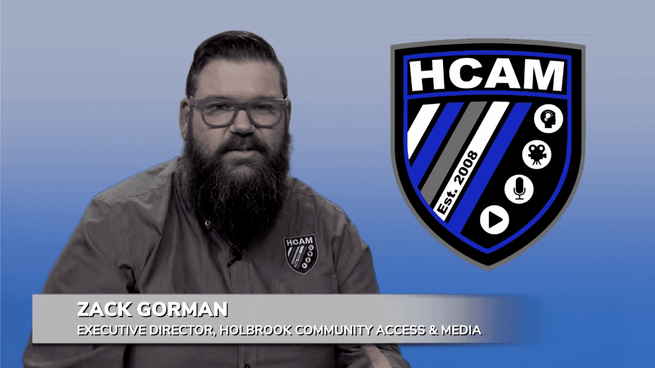 Screenshot of Zach Gorman, executive director at HCAM during interview