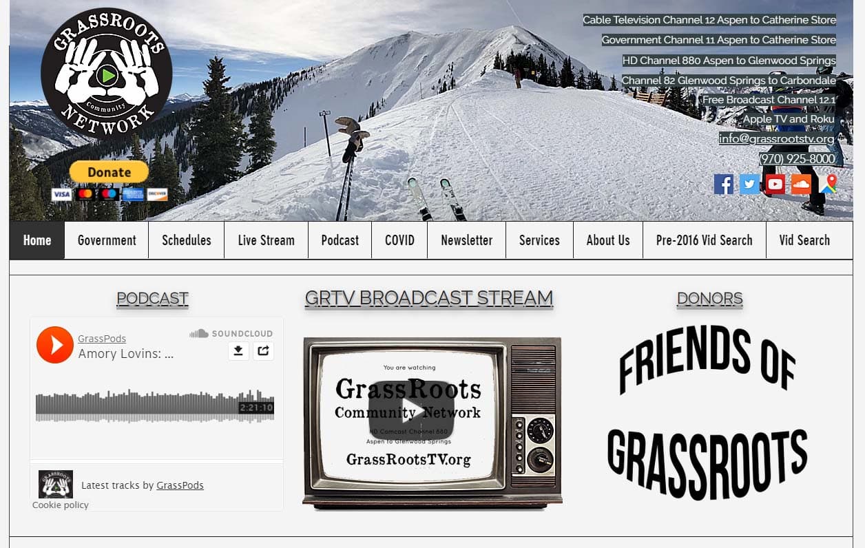 Grassroots TV Channel Screenshot