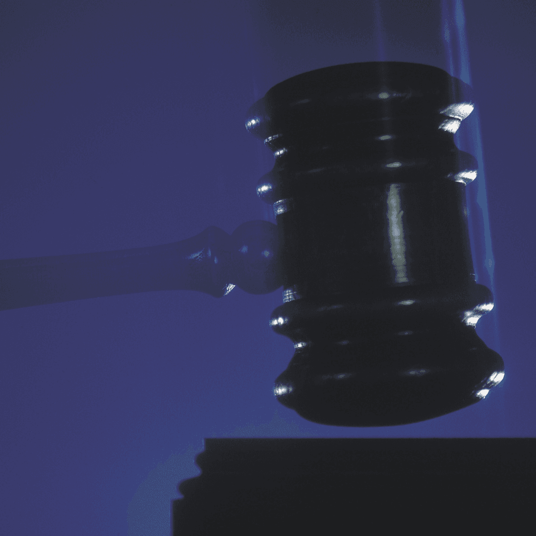 Stock image of gavel