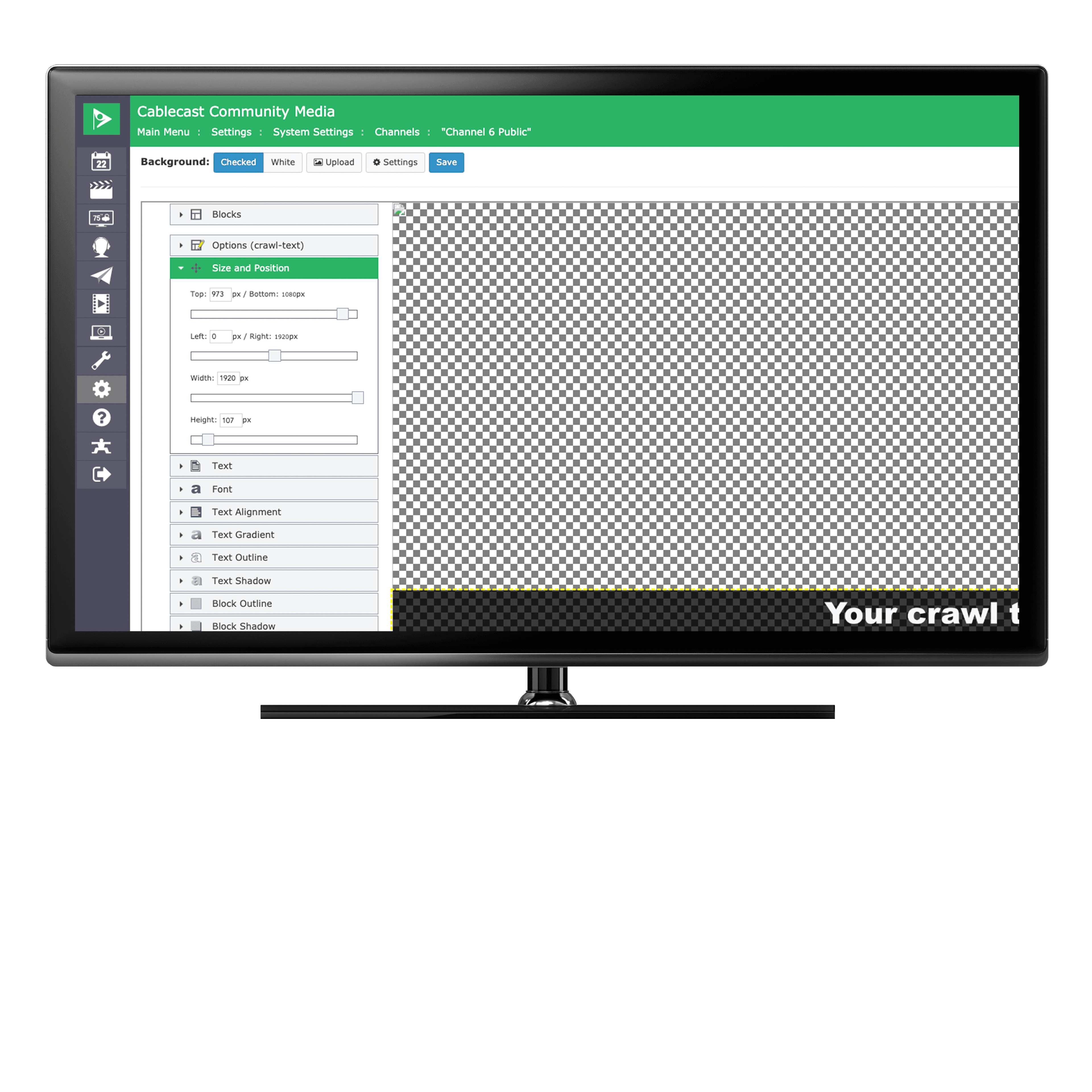 Cablecast 7.1 Screenshot Cablecast CG