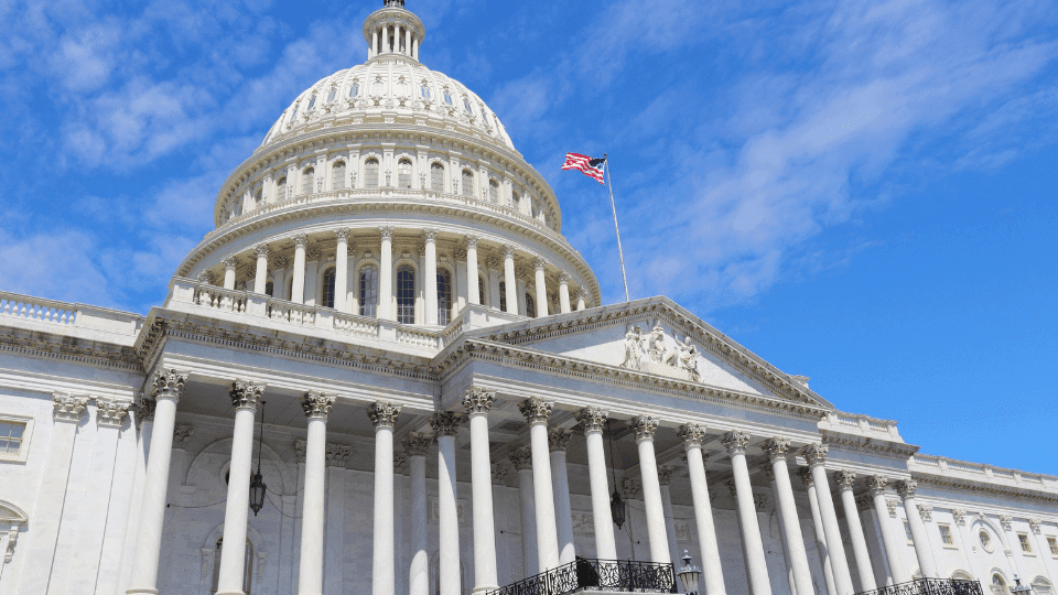Stock photo of U.S. Capitol Building in Washington, D.C.
