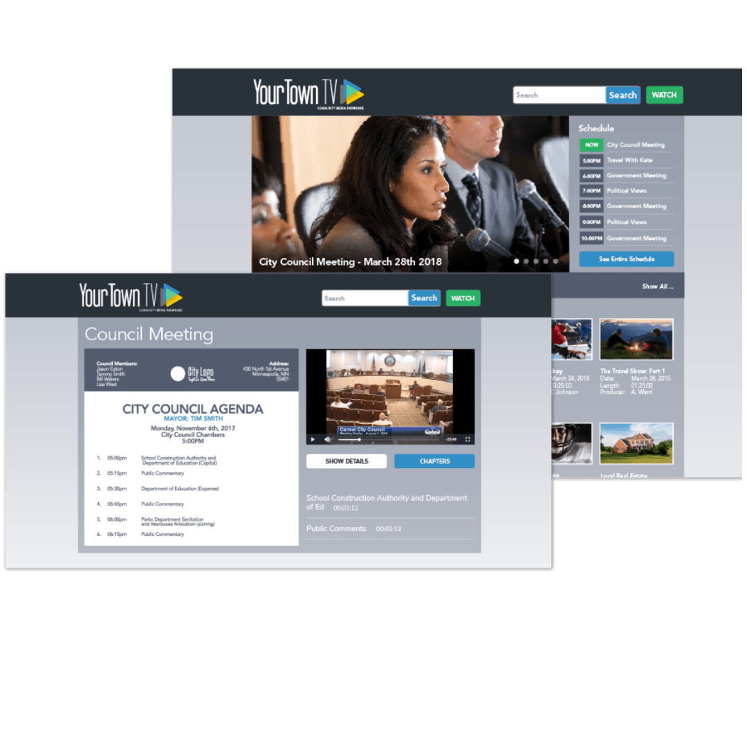 YourCity TV Channel Design Composite
