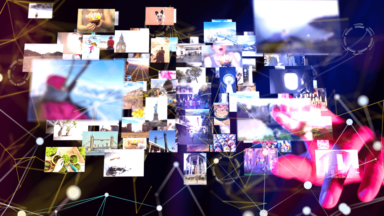Series of videos being played in a network to illustrate a Content Delivery Network