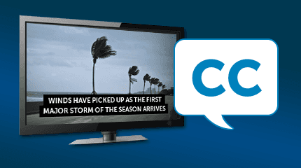 Closed Caption Display