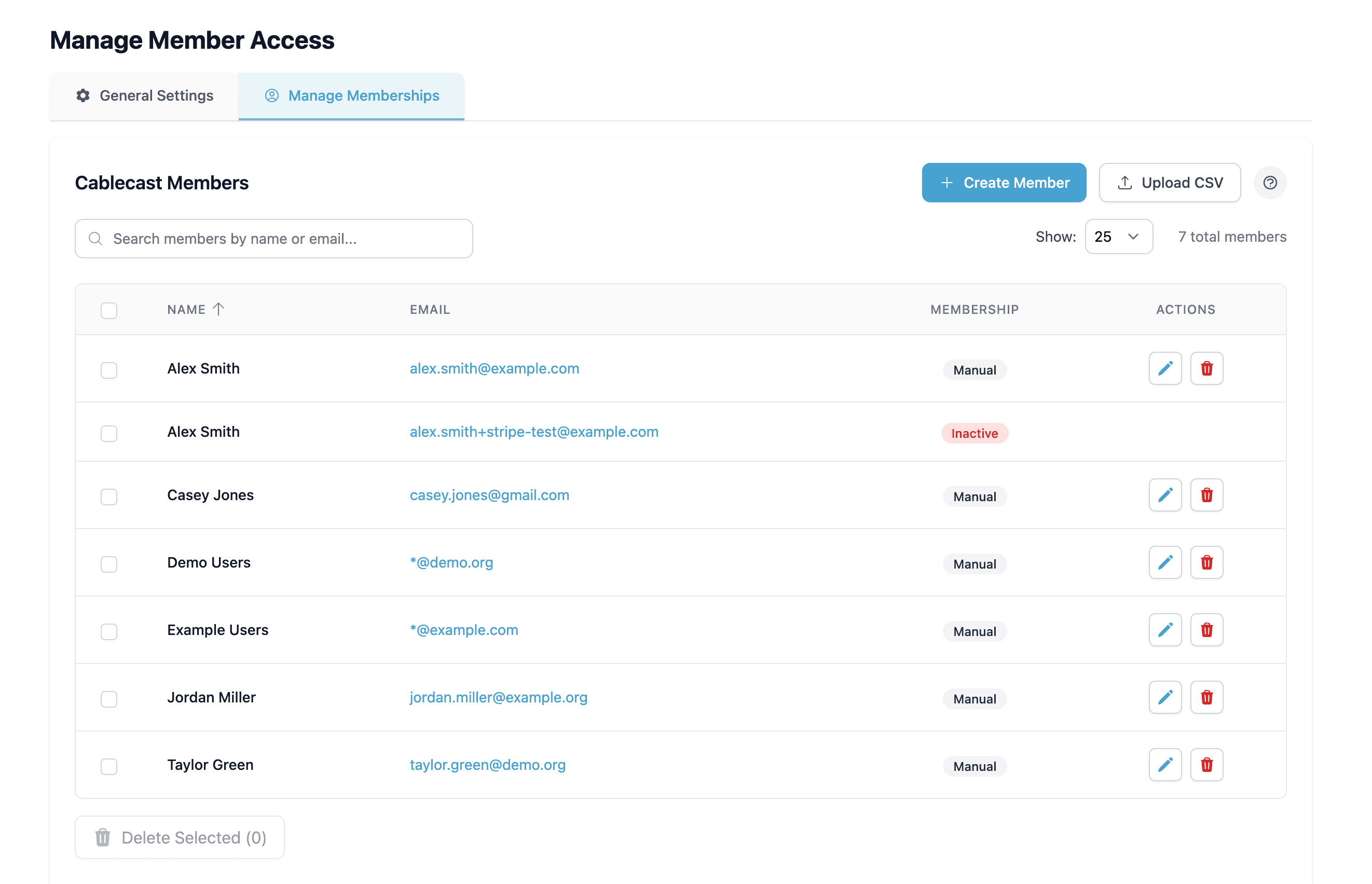 Membership & Access Control